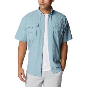 imageColumbia Mens Big and Powerful Bahama Ii UPF 30 Short Sleeve Fishing JerseyStorm