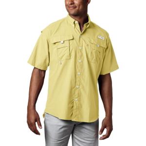 imageColumbia Mens Big and Powerful Bahama Ii UPF 30 Short Sleeve Fishing JerseySunlit