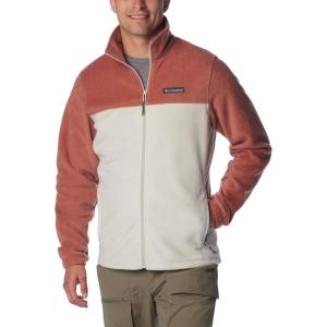 imageColumbia Mens BigTall Extended Big Steens Mountain Full Zip 20 Fleece JacketAuburnDark Stone