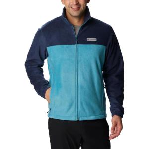 imageColumbia Mens BigTall Extended Big Steens Mountain Full Zip 20 Fleece JacketCollegiate NavyShasta