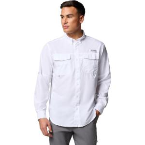 imageColumbia Mens Blood and Guts V Long Sleeve ShirtWhite
