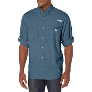 imageColumbia Mens Bonehead Long Sleeve ShirtBlue Heron