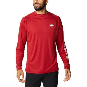 imageColumbia Mens CLG Terminal Tackle Ls ShirtArk  Red Velvet  White