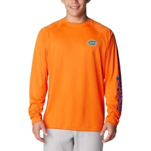 imageColumbia Mens CLG Terminal Tackle Ls ShirtFla  Spark Orange
