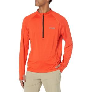 imageColumbia Mens Endless Trail Half Zip Mesh Long SleevSpicy