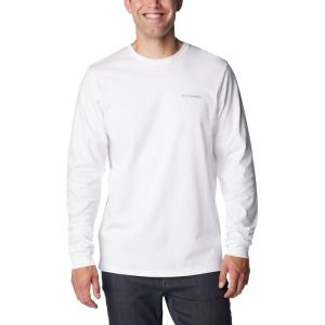 imageColumbia Mens Explorers Canyon Long Sleeve TShirtWhiteRoad Trip Vibes