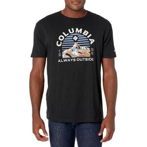 imageColumbia Mens Graphic TShirtBlackBucks