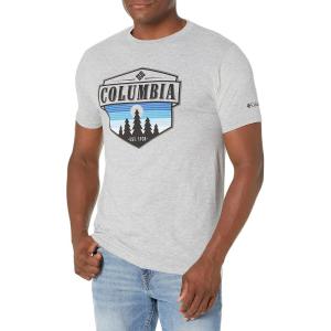 imageColumbia Mens Graphic TShirtGrey HeatherSwitchback
