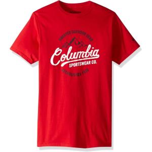 imageColumbia Mens Graphic TShirtMountain RedVolt