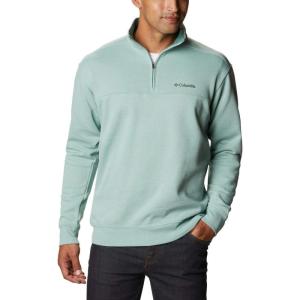 imageColumbia Mens Hart Mountain II HalfZip Pullover SweaterAqua Tone Heather