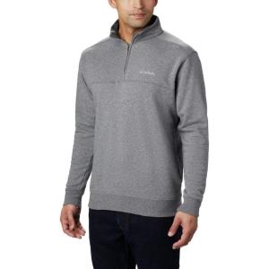 imageColumbia Mens Hart Mountain II HalfZip Pullover SweaterCharcoal Heather