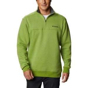 imageColumbia Mens Hart Mountain II HalfZip Pullover SweaterMatcha Heather