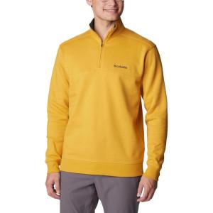 imageColumbia Mens Hart Mountain II HalfZip Pullover SweaterRaw Honey