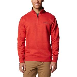 imageColumbia Mens Hart Mountain II HalfZip Pullover SweaterSail Red Heather