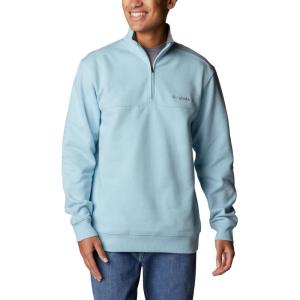 imageColumbia Mens Hart Mountain II HalfZip Pullover SweaterSky Blue Heather