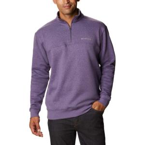 imageColumbia Mens Hart Mountain II HalfZip Pullover SweaterSoft Purple Heather
