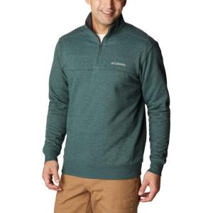 imageColumbia Mens Hart Mountain II HalfZip Pullover SweaterSpruce Heather