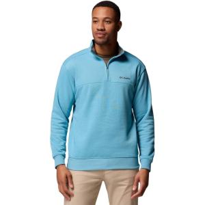 imageColumbia Mens Hart Mountain II HalfZip Pullover SweaterVintage Blue Heather