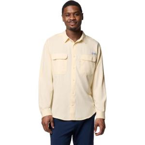 imageColumbia Mens PFG Backwater Long Sleeve ShirtLemon Wash