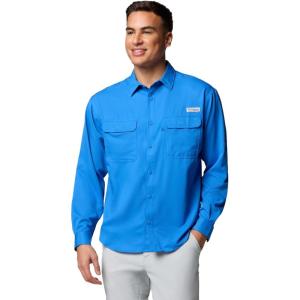 imageColumbia Mens PFG Backwater Long Sleeve ShirtVivid Blue