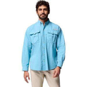 imageColumbia Mens PFG Bahama II Long Sleeve ShirtVintage Blue