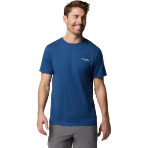 imageColumbia Mens PFG Fish Flag Ii Short SleeveCarbonVivid Blue Bass  Lures