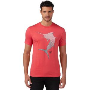 imageColumbia Mens PFG Graphic TShirtSunset RedCuesta