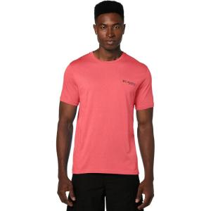 imageColumbia Mens PFG Graphic TShirtSunset RedVolante