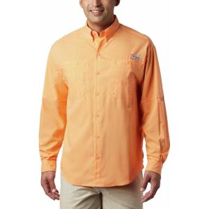 imageColumbia Mens PFG Tamiami II UPF 40 Long Sleeve Fishing ShirtBright Nectar