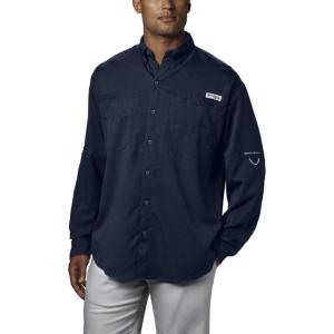 imageColumbia Mens PFG Tamiami II UPF 40 Long Sleeve Fishing ShirtCollegiate Navy