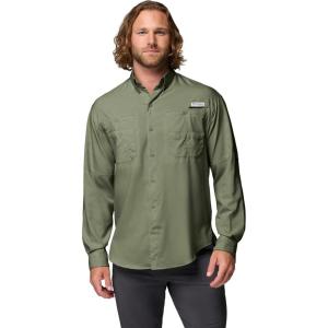 imageColumbia Mens PFG Tamiami II UPF 40 Long Sleeve Fishing ShirtCypress