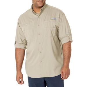 imageColumbia Mens PFG Tamiami II UPF 40 Long Sleeve Fishing ShirtFossil