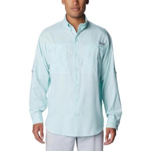 imageColumbia Mens PFG Tamiami II UPF 40 Long Sleeve Fishing ShirtIcy Morn