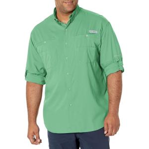 imageColumbia Mens PFG Tamiami II UPF 40 Long Sleeve Fishing ShirtKelp