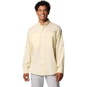 imageColumbia Mens PFG Tamiami II UPF 40 Long Sleeve Fishing ShirtLemon Wash