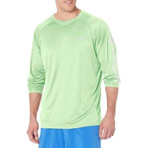 imageColumbia Mens PFG Terminal Tackle Long Sleeve ShirtLime GlowWhite Logo
