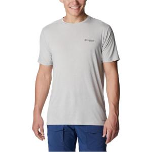 imageColumbia Mens PFG Triangle Fill Tech Tee Short SleeveCool GreyPfg Elements Graphic