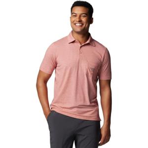 imageColumbia Mens PFG Uncharted PoloSandalwood Pink Heather