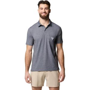 imageColumbia Mens PFG Uncharted PoloShark Heather 2024