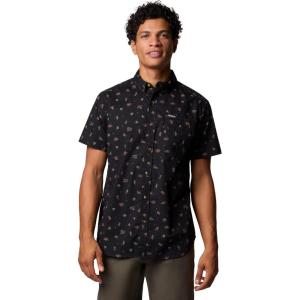 imageColumbia Mens Rapid Rivers Printed Short Sleeve ShirtBlack Deserted