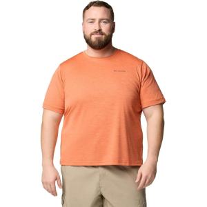 imageColumbia Mens Sage Peak Knit Short Sleeve CrewTuscan Heather