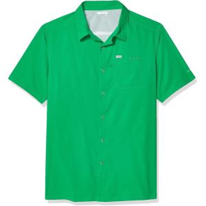 imageColumbia Mens Slack Tide Camp ShirtDark Lime