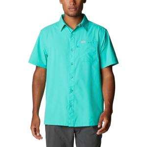 imageColumbia Mens Slack Tide Camp ShirtElectric Turquoise