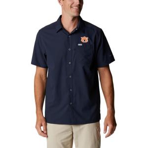 imageColumbia Mens Standard Slack Tide Camp ShirtAub  Collegiate Navy