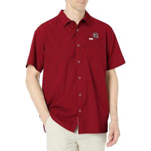 imageColumbia Mens Standard Slack Tide Camp ShirtSc  Beet