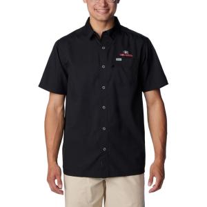 imageColumbia Mens Standard Slack Tide Camp ShirtUga  Black