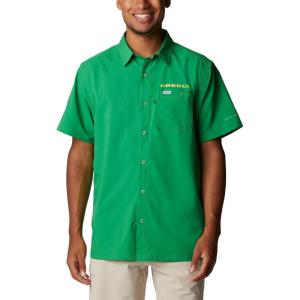 imageColumbia Mens Standard Slack Tide Camp ShirtUo  Fuse Green