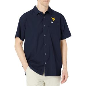 imageColumbia Mens Standard Slack Tide Camp ShirtWv  Collegiate Navy