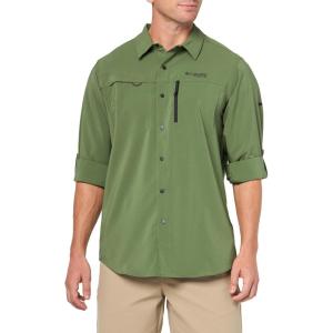 imageColumbia Mens Summit Valley Woven Long Sleeve ShirtCanteen