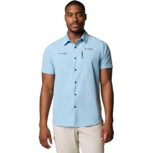 imageColumbia Mens Summit Valley Woven Short Sleeve ShirtRipple Blue